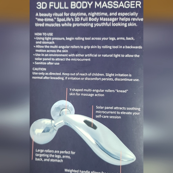 SpaLife 3D Full Body Massager NIP Relaxation Tool - Picture 2 of 2